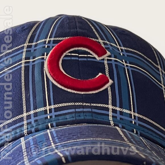 Chicago Cubs Plaid Hat - Adult Size S/M, Officially Licensed - Picture 10 of 11